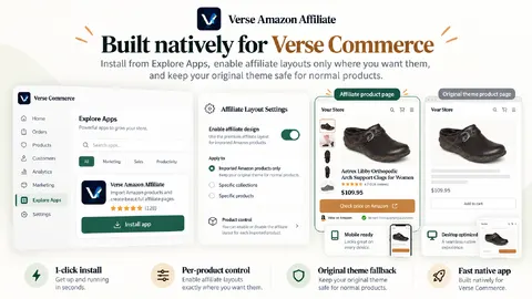Verse Amazon Affiliate – Product Importer & Affiliate Pages — screenshot 6 of 6