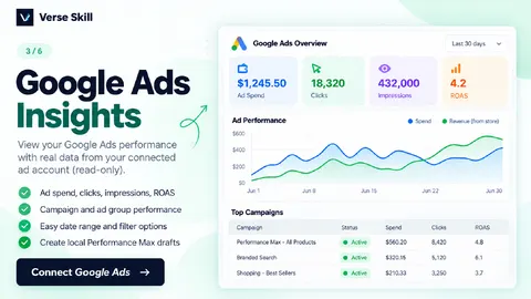 Google & YouTube Connect – Merchant Center, Ads & Analytics — screenshot 3 of 6