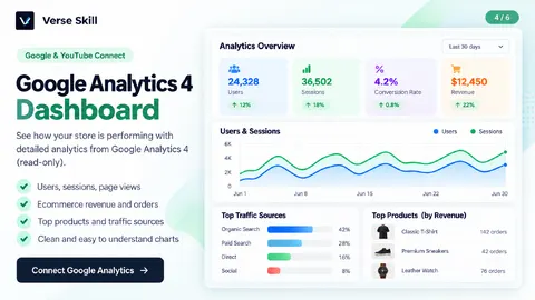 Google & YouTube Connect – Merchant Center, Ads & Analytics — screenshot 4 of 6