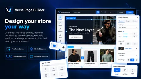 Verse Page Builder – Drag & Drop Page Builder — screenshot 2 of 6