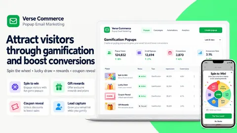 Verse Popups & Email Marketing — screenshot 3 of 5