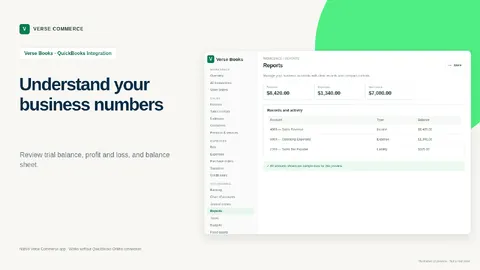Verse Books — Accounting & QuickBooks Online Connector — screenshot 4 of 5