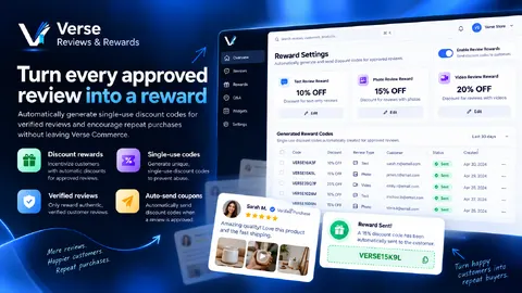 Verse Reviews & Rewards – Product Reviews & Discounts — screenshot 3 of 5