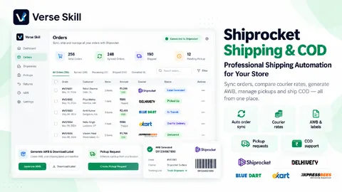 Shiprocket Shipping & COD app screenshot preview