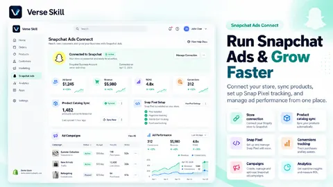 Snapchat Ads Connect – Pixel & Catalog app screenshot preview