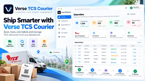 Verse TCS Courier – Shipping & Order Tracking published app screenshot
