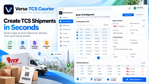 Verse TCS Courier – Shipping & Order Tracking — screenshot 2 of 6
