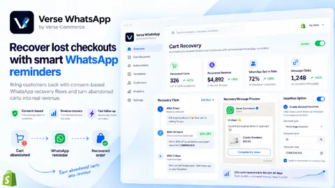 Verse WhatsApp – Order Updates & Automation — screenshot 4 of 6