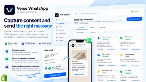 Verse WhatsApp – Order Updates & Automation — screenshot 5 of 6