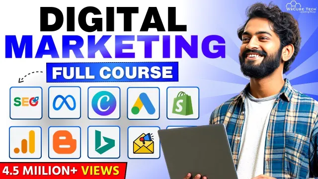 Digital Marketing Full Free Course in Hindi — WsCube Tech